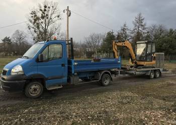 Roboty ziemne glebogryzarka separacyjna koszenie wycinka koparka drenaż