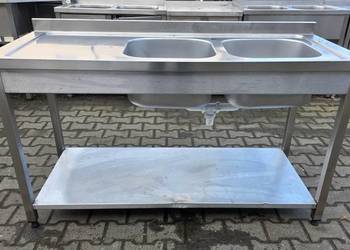 Zlew 2 Komorowy z Półką 150/60/85 cm M.1277 N