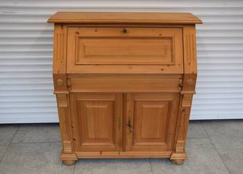 sekretarzyk z drewna świerkowego - super stan