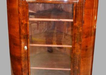 Witryna narożna kątnik biedermeier lata międzywojenne wys.144cm