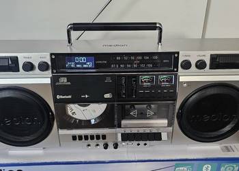 BOOMBOX MEDION MD44538 Radio+ FM BLUETOOTH USB CD-MP3  2x10W Nowy Okazja