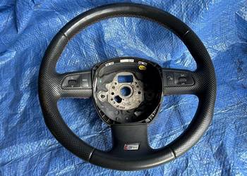 AUDI A4 A6 A8 Q7 Kierownica S-Line Manetki Łopatki 8K0419091AK Multifunkcja