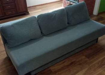 Sofa 3-osobowa rozkładana kanapa łóżko z pojemnikiem Stan BDB Siemiatycze