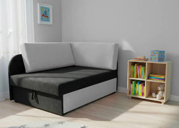 Sofa „Kubuś” – łóżko składane dla dzieci z pojemnikiem