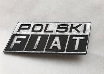 Emblemat/znaczek/logo Polski Fiat 126p przód + gratis