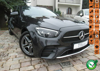Mercedes E 220 BEZWYPADKOWY Pakiet AMG 4-Matic Martwe Pole Ambient Salon S…