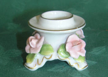 świecznik vintage porcelanowy Alka Kunst_MD