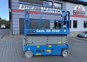 Podnośnik nożycowy Genie GS3246, Opony niebrudzące, Elektryczny