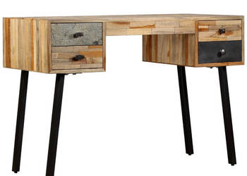 Biurko lite drewno tekowe z odzysku 110 x 50 x 76 cm WM-245402
