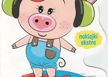 PROSIACZEK PAWEŁEK zwierzakowe kolorowanki naklejki EKSTRA kształty