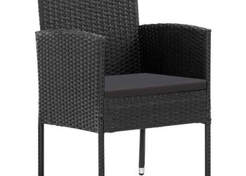 5-częściowy zestaw mebli ogrodowych czarny WM-3067834