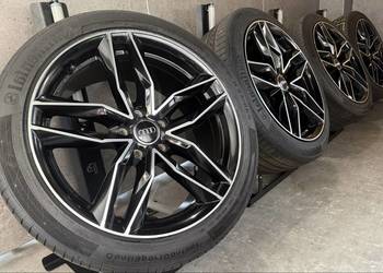 19 cali Audi A6 c7 c8 a7 felgi alusy koła komplet z oponami 5x112 ET45 8.5J