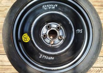 Dojazdówka Toyota OE Avensis II T25 4.0" x17" 5x100 ET39