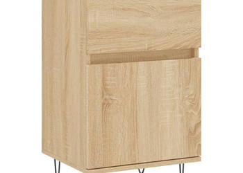 Komoda dąb sonoma 40x35x70 cm materiał drewnopochodny WM-831154