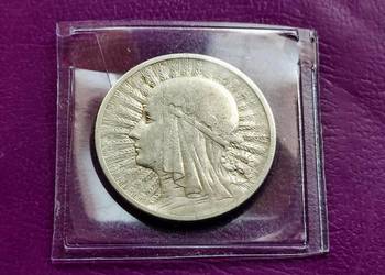 Moneta II RP 2 zł 1933 GŁOWA KOBIETY - Srebro - Oryginał !