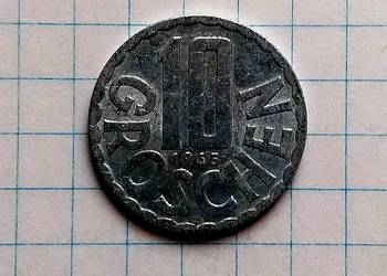 10 GROSCHEN ( 10 GROSZY ) 1965 ROK - AUSTRIA