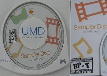 Sampler Disc PSP vol 1, dysk