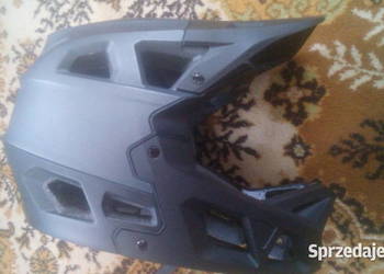 -Kask rowerowy full face rozm L czarny cross 500gr