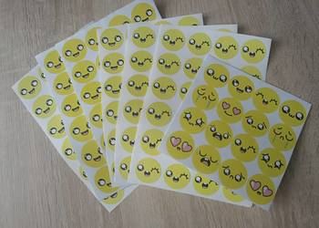 Naklejki emotki 160 sztuk