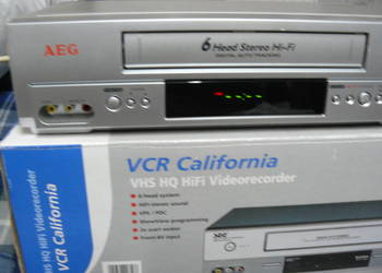 Magnetowid AEG 6 głowicowy z pilotem