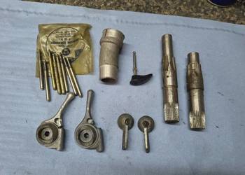 Wałek startera WSK 175 wfm 125 , kluczk, dźwignia sania komar Junak SHL