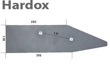 Płoza krótka HARDOX 27360902/L części do pługa RABEWERK