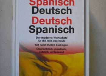 Słownik Wörterbuch Spanish Deutsch hiszpański niemiecki