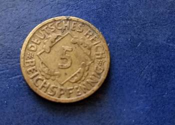 Stare monety 5 fenig 1930 A Niemcy