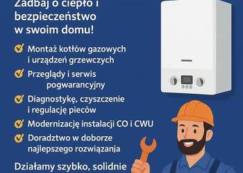 Serwis, przeglądy piecy, kotłów gazowych