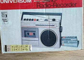 Magnetofon kasetowy  kaseciak odtwarzacz kaset magnetofonowych PRL DDR