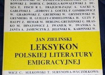 Leksykon polskiej literatury emigracyjnej - Jan Zieliński