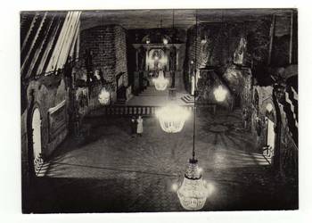 WIELICZKA KAPLICA ŚW. KINGI CZARNO BIAŁA