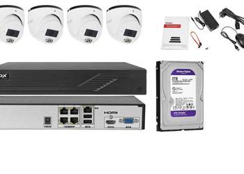 Zestaw do monitoringu wizyjnego IPOX biała