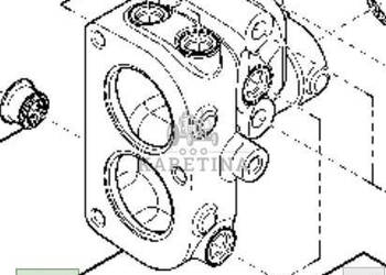 John Deere 6068HLA73 6920 6920S Obudowa Termostatu CZĘŚCI R504747