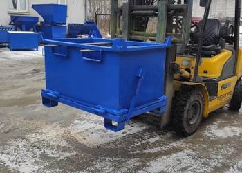 Kontener z klapowym dnem PMDB 750 L od polskiego producenta