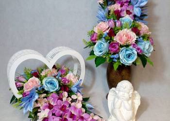 Komplet nagrobny , kompozycja ,stroik