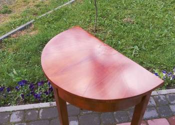 Stolik- konsola w stylu Biedermeier- czereśnia