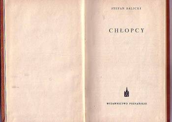 (7886)  CHŁOPCY – STEFAN BALICKI