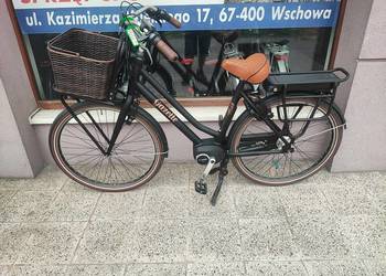 Gazelle Holenderski rower elektryczny,Napęd Centralny!,Shima