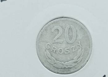 20 Groszy 1963 r. PRL -nr. 2- rzadkość - bardzo ładne
