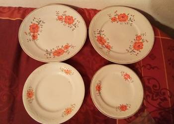 Talerze i półmisek Karolina. PRL