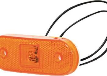 Lampa obrysowa LED, prostokątna, 12/24V z przewodem i uchwytem Kramp LA301…