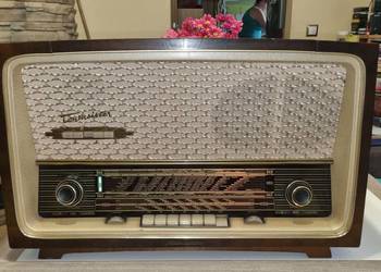 Radio lampowe Neckermann Tonmeister Ph. Art. Nr. 102/50 z gramofonem. Zabyt