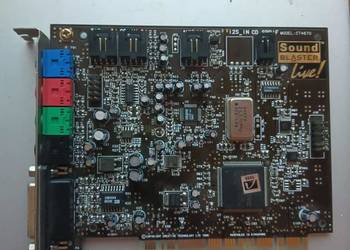 Creative Sound Blaster PCI128 CT4670 – ES1371, sprawna, retro PC.