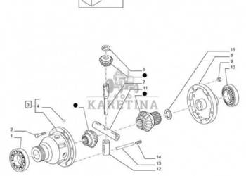 New Holland T6010 Pokrywa 5198594