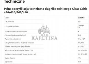 Claas Celtis 456 [CZĘŚCI MECHANICZNE]