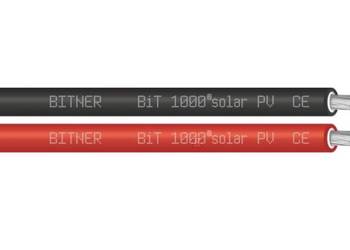 Kabel solarny BiT 1000 solar 1x6 1/1kV czarny / bęben 500m