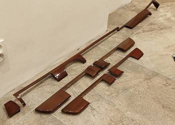 Mercedes W126 listwy drewniane drewno deski rozdzielczej i drzwi