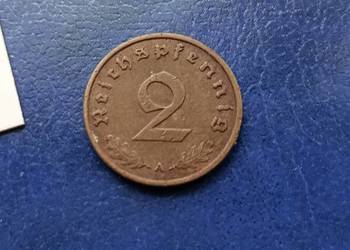 Stare monety 2 pfennig 1939 A Niemcy Stare monety 2 pfennig 1939 A Niemcy