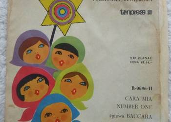 Płyta pocztówka dźwiękowa 1978 Baccara Płyta pocztówka dźwiękowa 1978 Baccara